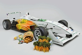Bio-Rennwagen