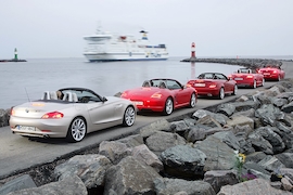 Audi TTS Porsche Boxster BMW Z4 Nissan 350Z Mercedes SLK