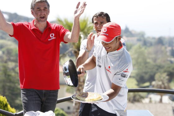 Formel 1 GP von Spanien 2009 Lewis hamilton Vodafone McLaren Mercedes