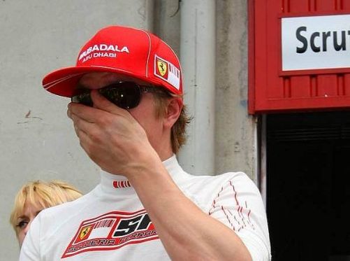 Feierabend: Für Kimi Räikkönen war heute schon nach 20 Minuten Schluss