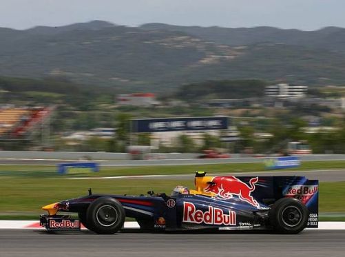 Der schnellste Mann des Qualifyings in Barcelona: Sebastian Vettel im Red Bull