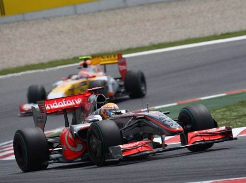 Lewis Hamilton hatte im Rennen gleich zwei Schreckmomente