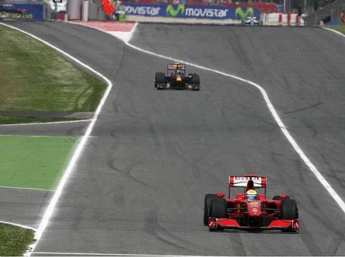 Am Ferrari von Felipe Massa führte heute einfach kein Weg vorbei...