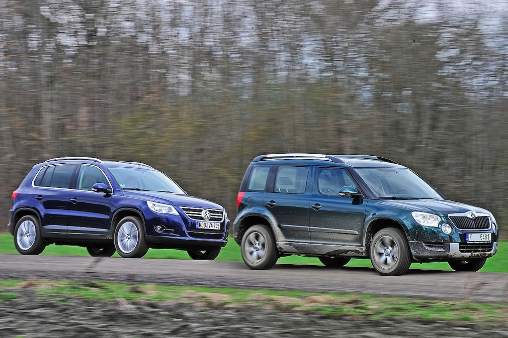 VW Tiguan Skoda Yeti