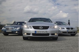 Test Lexus GS 450h gegen E 500 und BMW 550i