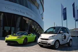 Startegische Partnerschaft Daimler und Tesla