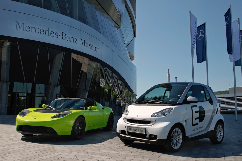 Startegische Partnerschaft Daimler und Tesla