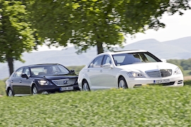 Mercedes S 400 Hybrid Lexus LS 600h