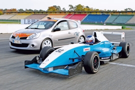 Tracktest Renault Clio und Formel Renault