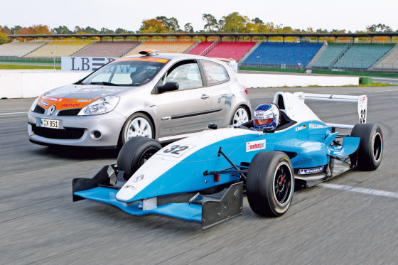 Tracktest Renault Clio und Formel Renault