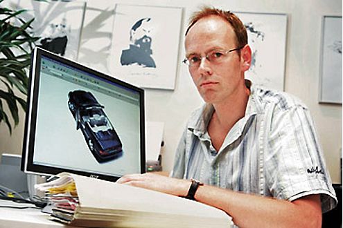 Peter Wielick aus Lüttich (Belgien) verzweifelte fast an seinem Mercedes CLK Cabrio.