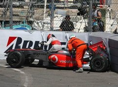 Aus und vorbei: Heikki Kovalainen steckte in der Begrenzung