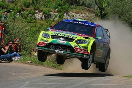 WRC Rallye WM 2009 Rallye Italien Jari-Matti Latvalla Ford Focus RS WRC