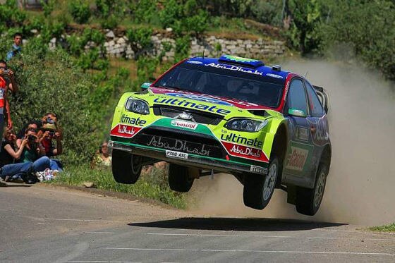 WRC Rallye WM 2009 Rallye Italien Jari-Matti Latvalla Ford Focus RS WRC