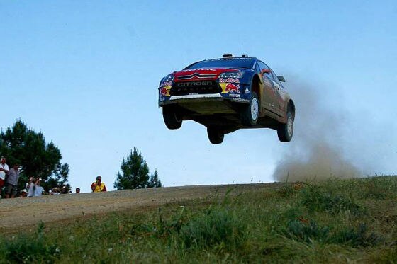 WRC Rallye WM 2009 Rallye Italien Sébastien Loeb Citroën C4 WRC