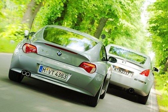 Test BMW Z4 Coupé gegen Nissan 350Z