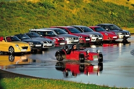 Zehn Autos im Handlingvergleich