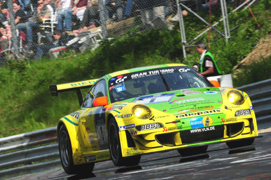 24 Stunden Rennen auf dem Nürburgring 2009 Porsche 911 GT3 RSR Manthey Racing