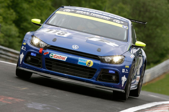 24 Stunden Rennen auf dem Nürburgring 2009 Jimmy Johansson (S), Florian Gruber (D), Nicki Thiim (DK) und Martin Karlhofer (A)