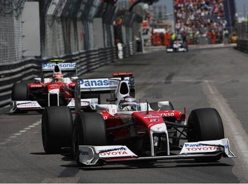 Jarno Trulli und Timo Glock standen in Monaco für Toyota auf verlorenem Posten