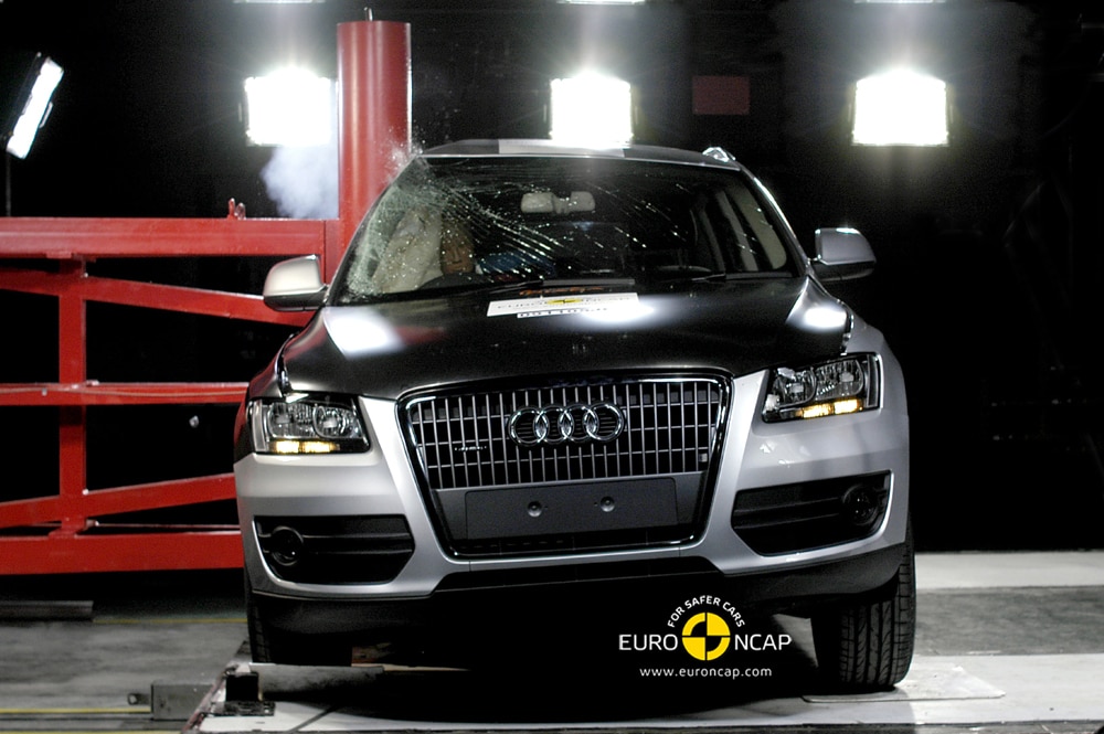 Audi Q5 beim Euro-NCAP-Crashtest
