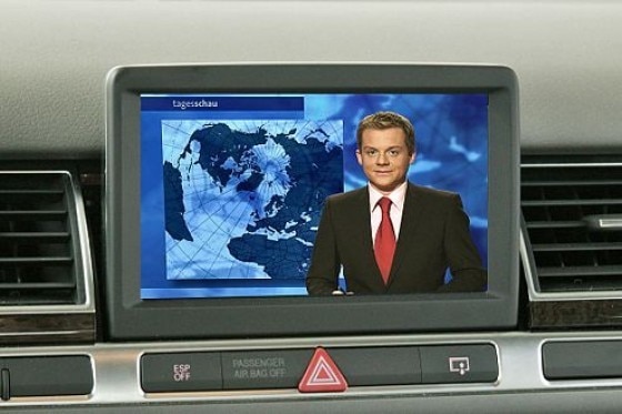 Fernsehen im Auto