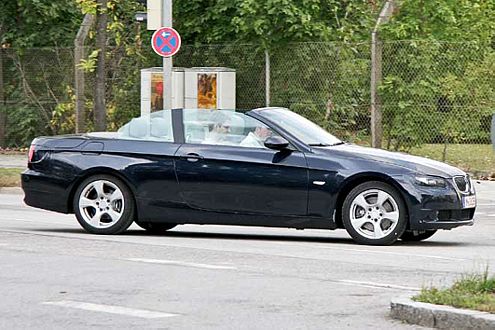 Erwischt! Das neue 3er Cabrio von BMW.