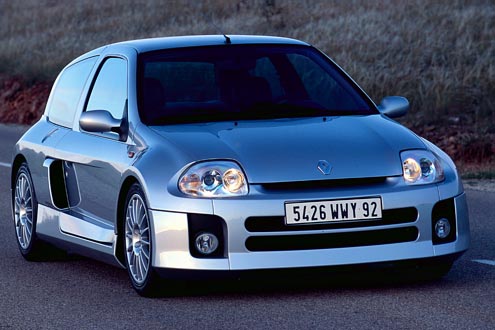 Renault Clio Sport V6: Die 250 PS sollten mit Vorsicht gefahren werden.