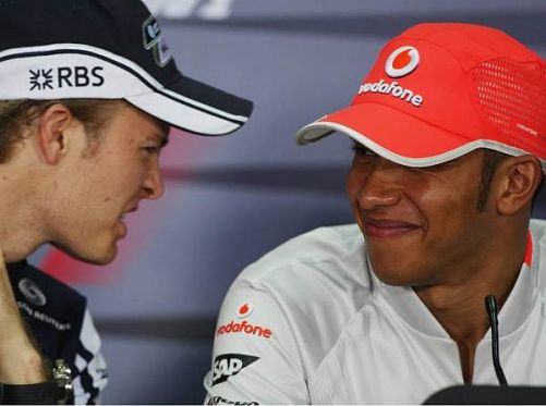 Würden als Kollegen gut harmonieren: Nico Rosberg und Lewis Hamilton