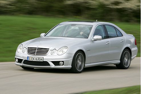 Das Allround-Talent des Vergleichs: der Mercedes-Benz E 63 AMG.
