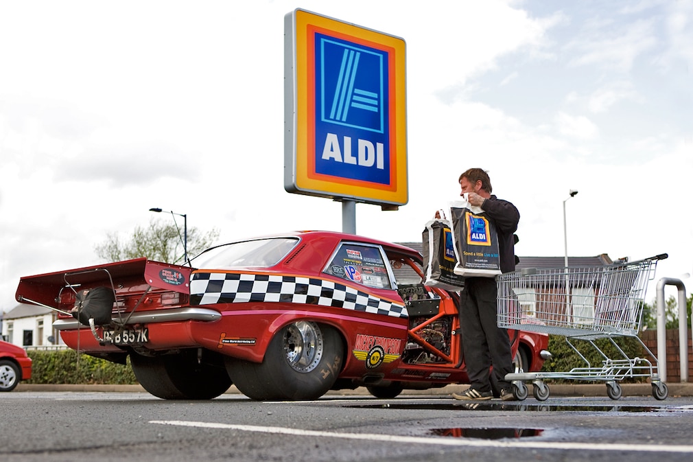 Red Victor I Dragster, das stärkste Straßenauto der Welt