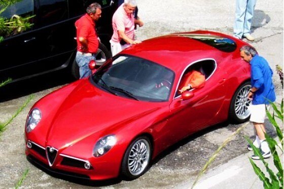 Erlkönig Alfa 8C Competizione