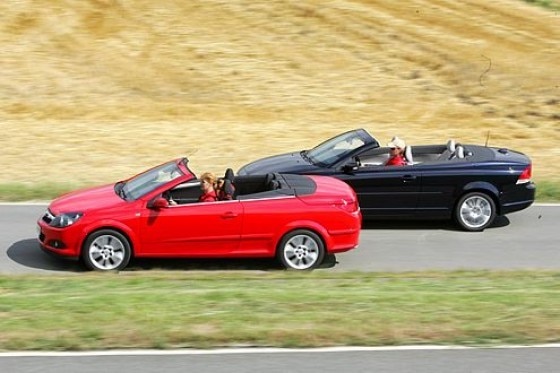 Test Volvo C70 gegen Opel Astra TwinTop