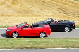Test Volvo C70 gegen Opel Astra TwinTop