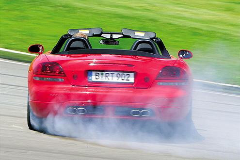 Hier ist Einsatz gefragt: Die Viper fordert Könner am Lenkrad.