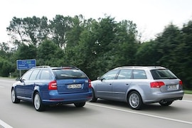 Test Octavia RS gegen Audi A4