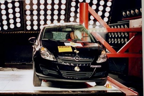 Opel Corsa im Euro NCAP-Crashtest