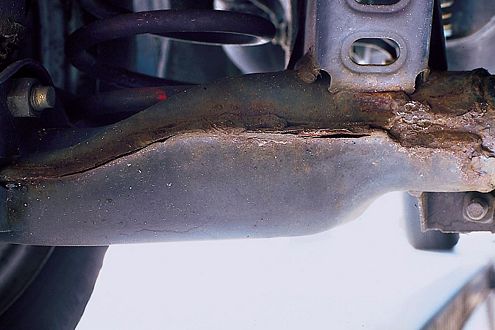 Braune Pest: Rost ist eines der häufigsten Leiden älterer Micra.