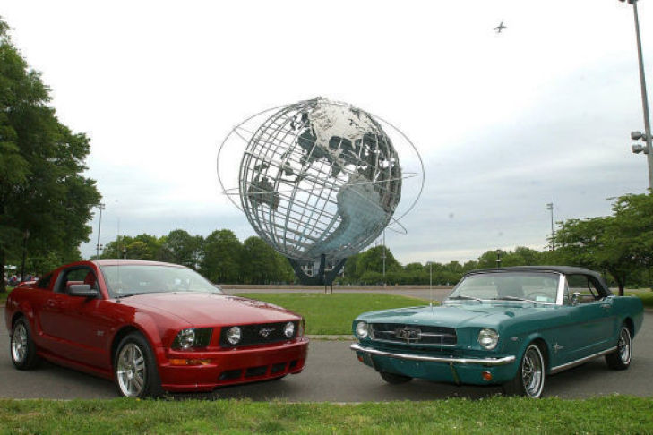 1965er trifft 2005er Ford Mustang 40 Jahre
