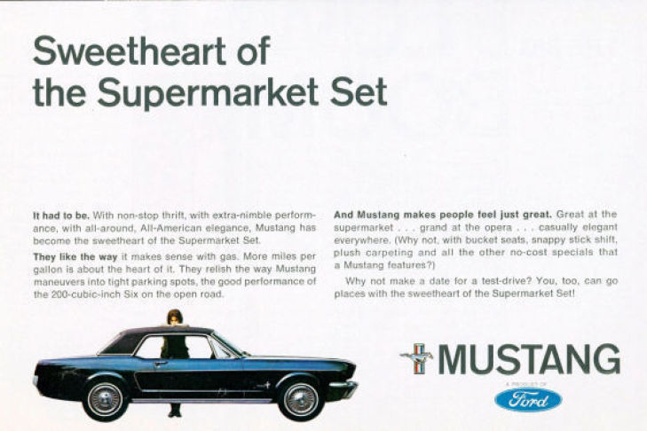 1966 Ford Mustang Werbung