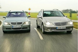 Test BMW 330d Touring  Mercedes C 320 CDI T