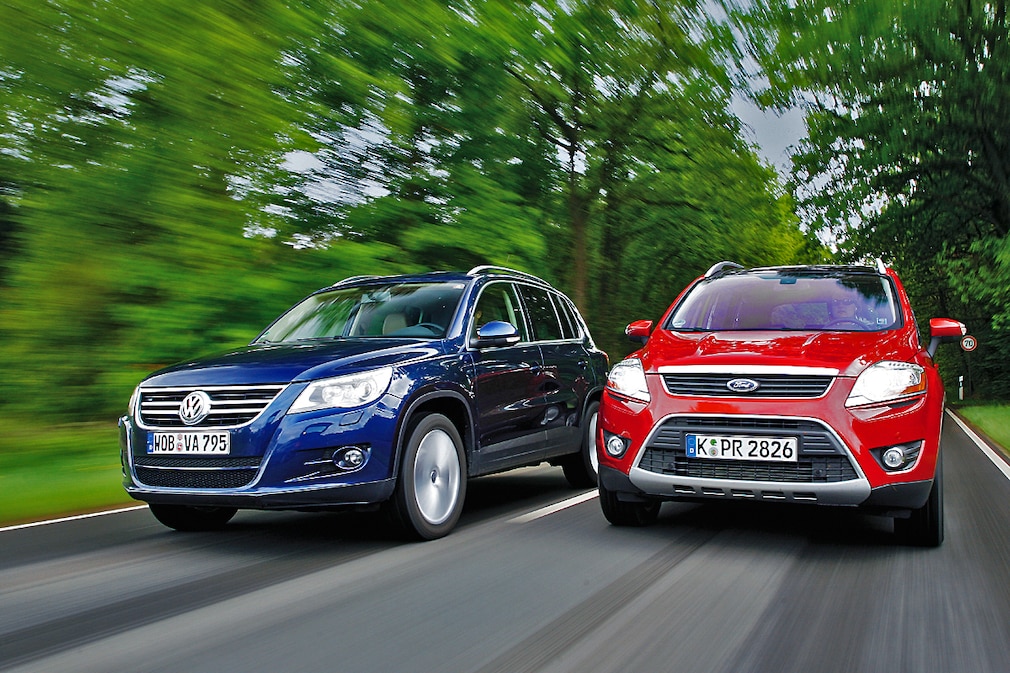 VW Tiguan 2.0 TSI/Ford Kuga 2.5 T