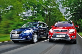 VW Tiguan 2.0 TSI/Ford Kuga 2.5 T