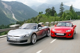 VW Concept BlueSport Mazda MX-5 2.0 MZR