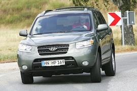 Test Hyundai Santa Fe  VW Touareg