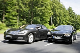 Porsche Panamera S, BMW 750i