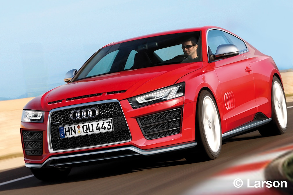 Illustration Audi Ur-Quattro neu