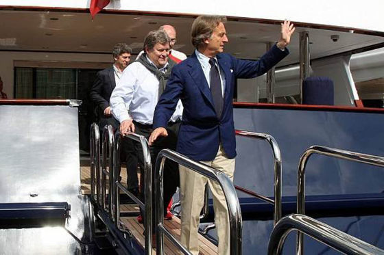Formel-1, FOTA-Sprecher Luca di Montezemolo (Ferrari), Norbert Haut Teamchef McLaren-Mercedes