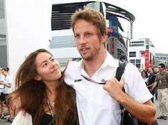 An Jenson Buttons Seite: Jessica Michibata ist die "First Lady" der Formel 1
