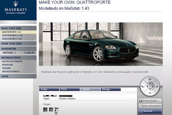 Maserati als Modell